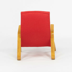 SOLD 1950s Eero Saarinen Knoll Grasshopper Lounge Chair w/ New Red Knoll Upholstery