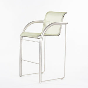 Prototype Richard Schultz 2002 Collection Stainless Bar Stool with Outdoor Mesh