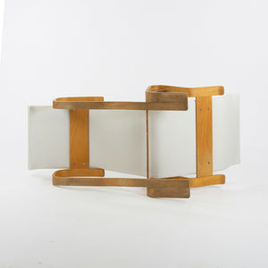 1960s Marcel Breuer for Knoll Isokon Chaise Lounge Chair New White Upholstery