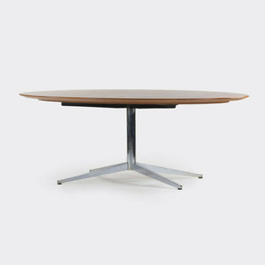 SOLD 1960s Florence Knoll International 78 inch Walnut Dining Table Newly Refinished