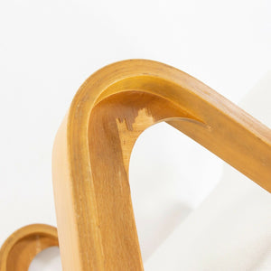 1960s Marcel Breuer for Knoll Isokon Chaise Lounge Chair New White Upholstery