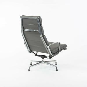 SOLD 2015 Eames Herman Miller Grey Soft Pad Aluminum Group Lounge Chair 3x Available