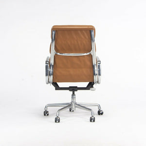 SOLD 2003 Herman Miller Eames Aluminum Group Executive Soft Pad Desk Chair Tan Brown