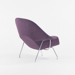 SOLD 2021 Eero Saarinen for Knoll Medium Size Womb Chair w/ Purple Summit Fabric