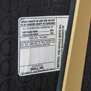 SOLD 2020 Mies Van Der Rohe for Knoll Barcelona Daybed / Couch / Bench in Black Leather