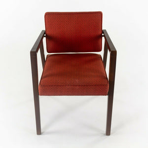 1952 Franco Albini for Knoll No. 48 Desk / Dining Chair w Arms Walnut and Fabric
