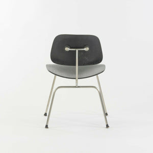 SOLD 1955 Vintage Ebonized Eames for Herman Miller DCM Side Dining Chair with Metal Legs