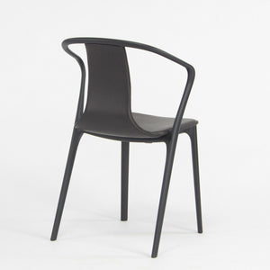 C. 2019 Vitra Belleville Armchair in Brown Leather by Ronan & Erwan Bouroullec