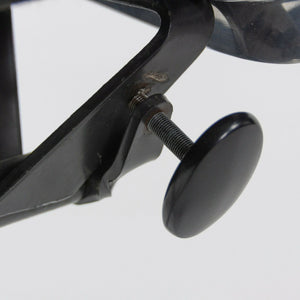 SOLD 1985 Black Fabric Eames Aluminum Group Soft Pad Executive High Back Desk Chair