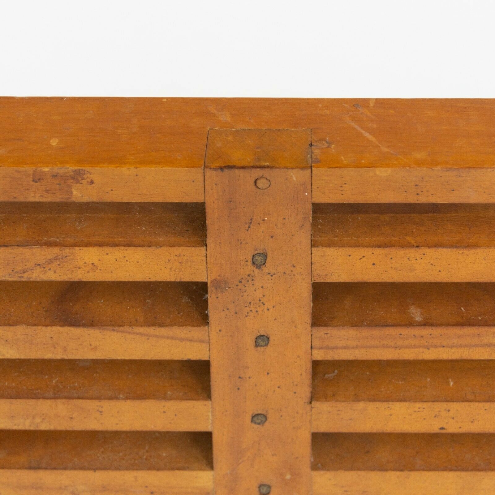 1950s George Nelson Herman Miller 72.5 inch 4692 Slatted Platform Bench in Birch