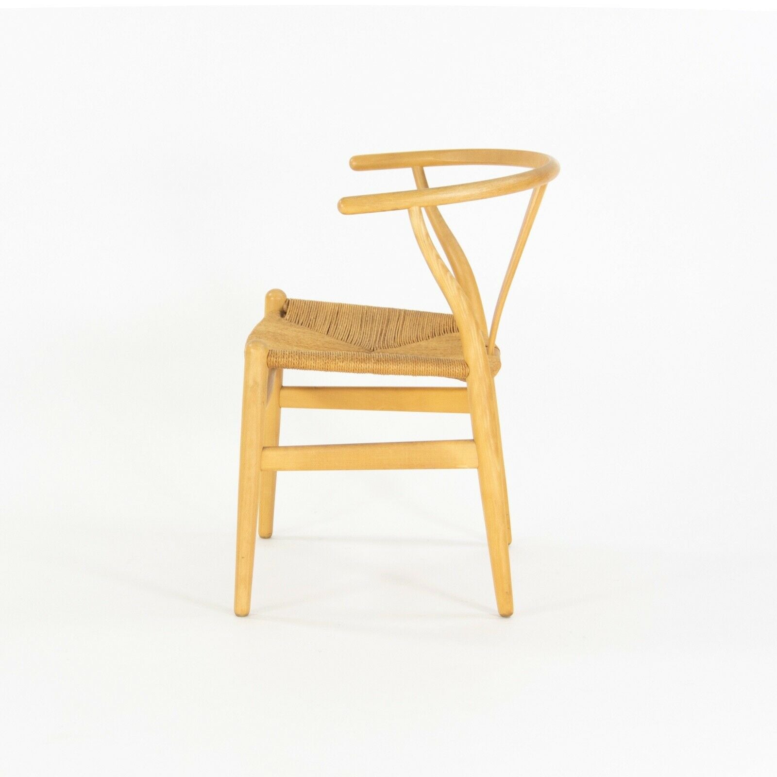 SOLD Hans Wegner Carl Hansen Denmark Vintage Wishbone Dining Chair Beech Set of Four