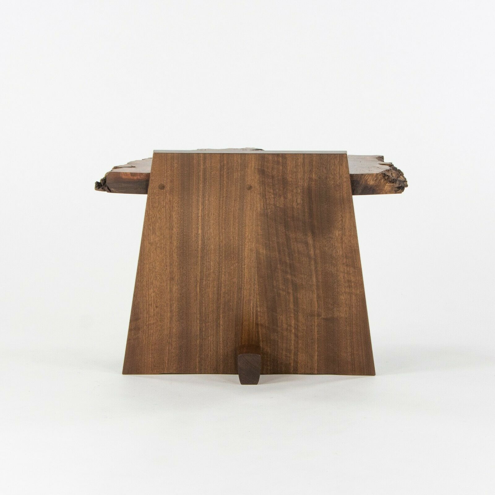 SOLD Mira Nakashima George Nakashima Woodworker Claro Walnut Burl Kevin End Table