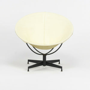 SOLD 1969 William Katavolos for Leathercrafter Bucket Chair with Original Leather