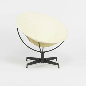 SOLD 1969 William Katavolos for Leathercrafter Bucket Chair with Original Leather