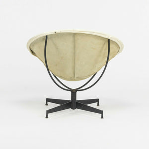 SOLD 1969 William Katavolos for Leathercrafter Bucket Chair with Original Leather
