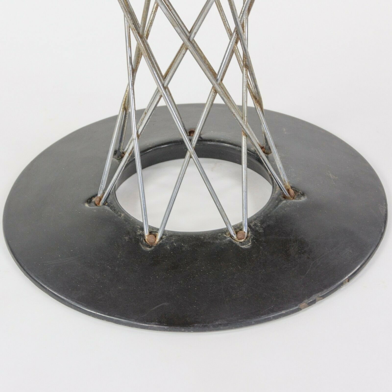 SOLD 1960s Isamu Noguchi for Knoll Associates Cyclone Dining Table White Laminate 48"