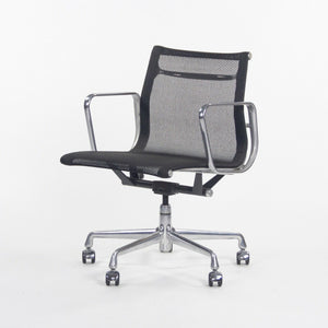 SOLD 2009 Herman Miller Eames Aluminum Group Executive Low-Back Black Mesh Desk Chair
