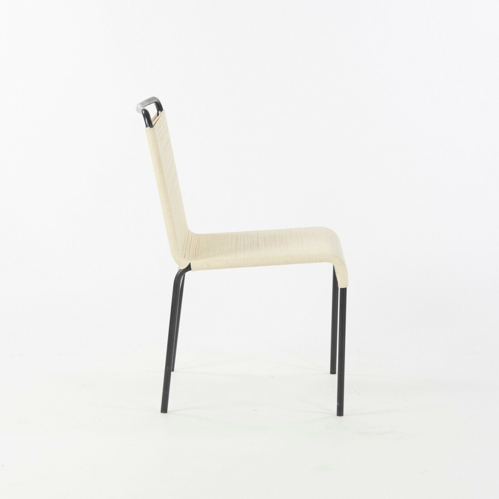 SOLD 1960 Hendrik Van Keppel & Taylor Green Model 805 Dining Chairs Set of 6 with Cotton Cording
