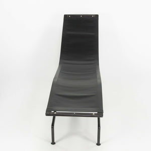SOLD 1980s Eames Herman Miller Billy Wilder Black and Eggplant Chaise Lounge Chair