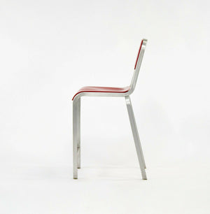 2010s Emeco 1951 Red Counter Stool by Adrian van Hooydonk and BMW Designworks