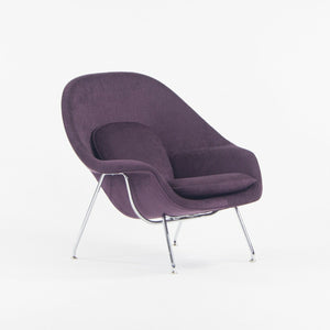 SOLD 2021 Eero Saarinen for Knoll Medium Size Womb Chair w/ Purple Summit Fabric