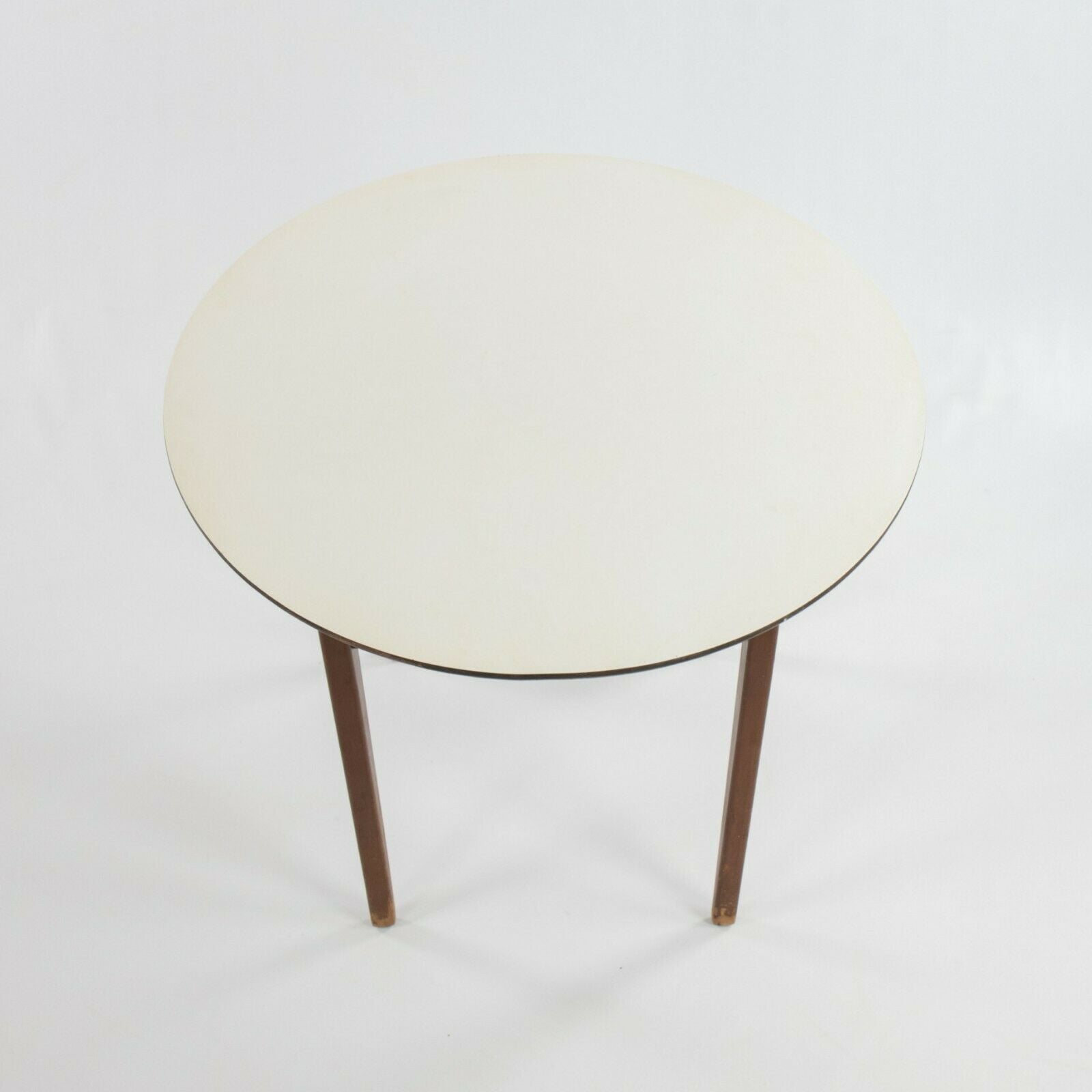 1960s Jens Risom Design Inc Walnut & Laminate End / Side Table