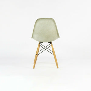 SOLD 2010s Eames Modernica Case Study Natural Fiberglass Side Shell Chair with Dowel Base