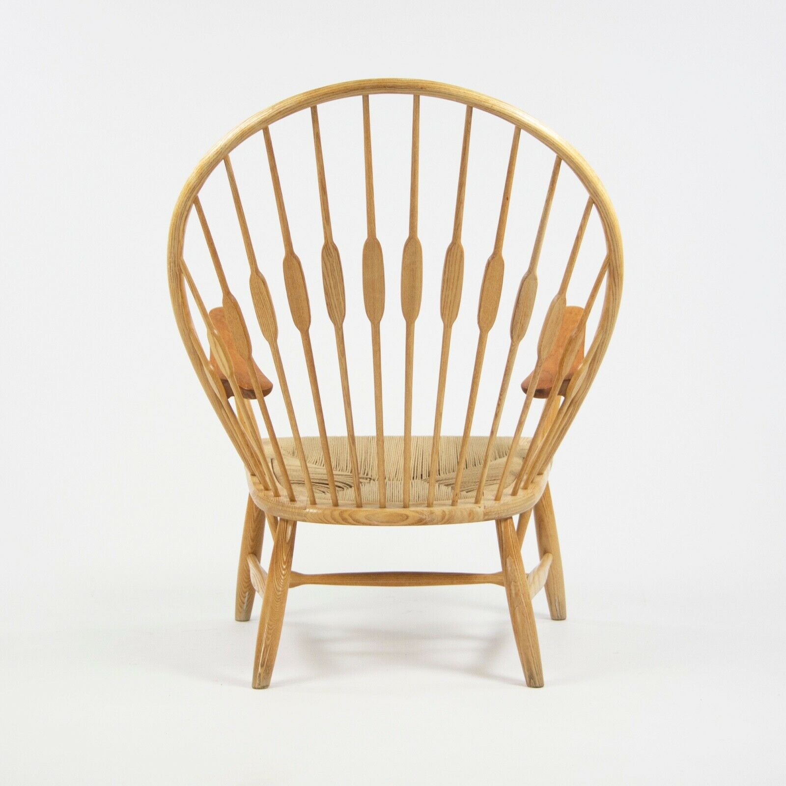 SOLD 1960s Hans Wegner Peacock Chair for Johannes Hansen of Denmark Ash & Teak Knoll