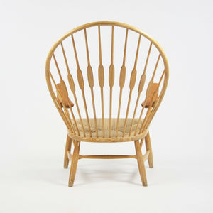 SOLD 1960s Hans Wegner Peacock Chair for Johannes Hansen of Denmark Ash & Teak Knoll