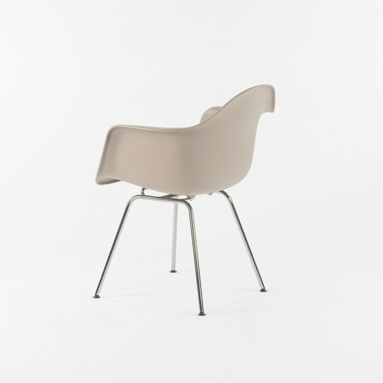 SOLD 2014 Herman Miller Eames Molded Plastic Shell Arm Chair w/ Chrome Legs Set of 6