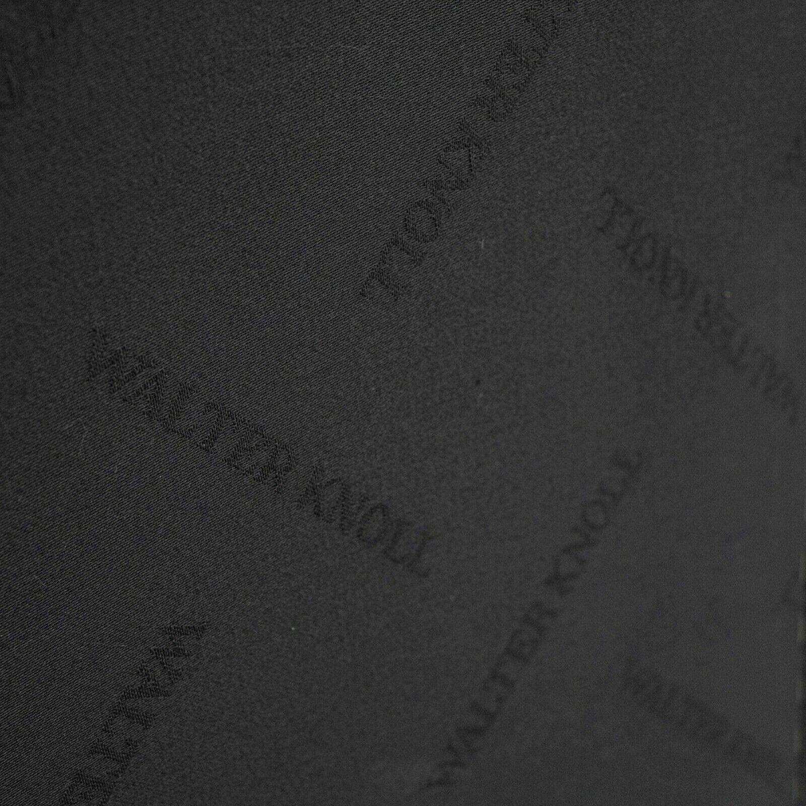 2010s Lord Norman Foster for Walter Knoll Model 500 Black Leather Arm Lounge Chair