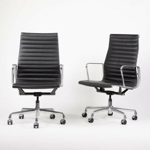 2008 Eames Herman Miller Aluminum Group Executive Desk Chair Black Sets Available