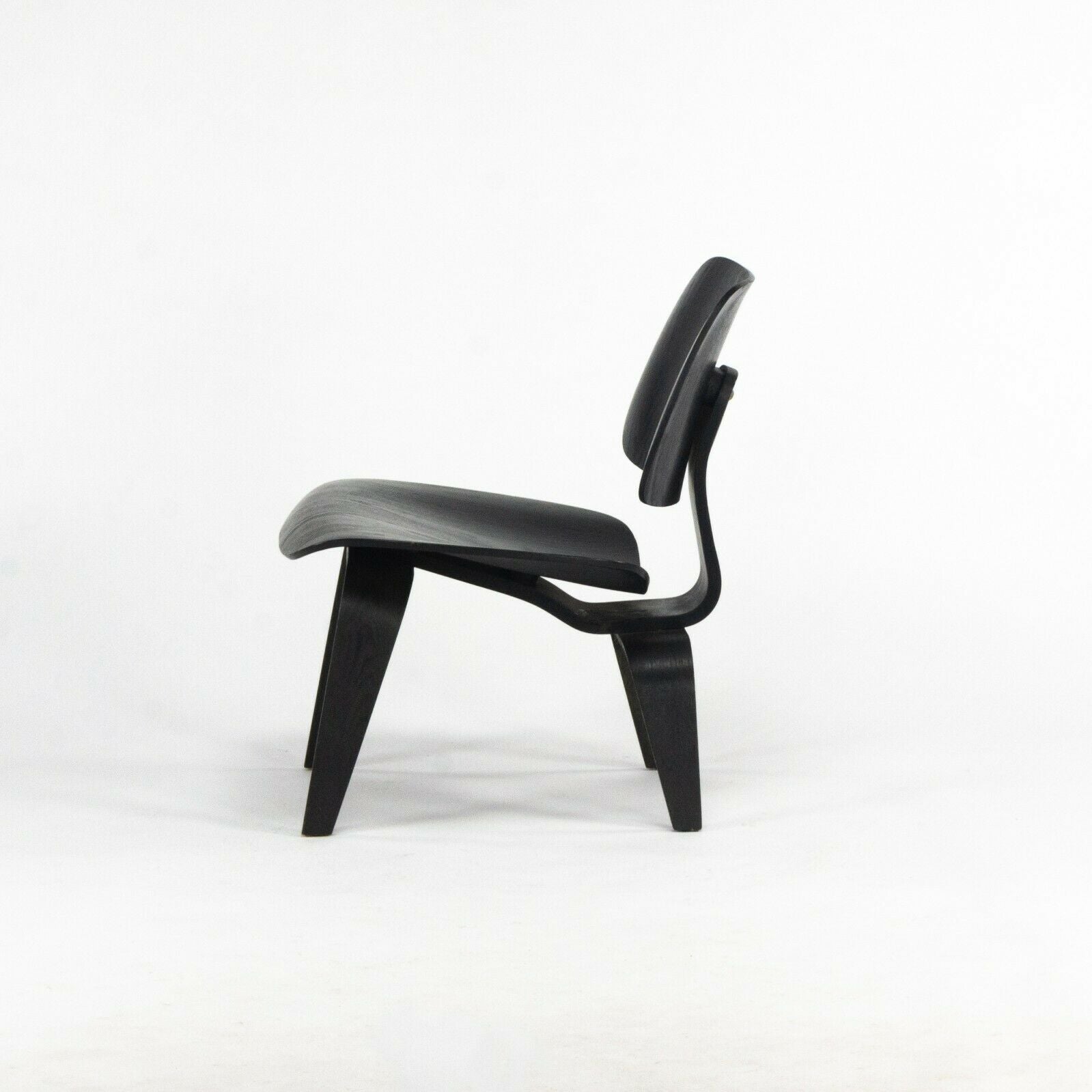 SOLD 1952 Herman Miller Eames LCW Lounge Chair Wood w/  Ebonized Black Aniline Finish