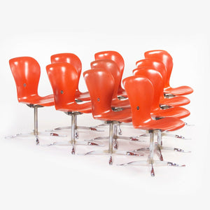 1974 Gideon Kramer Ion Chairs by American Desk Corp Fiberglass Sets of 6 8 10 12