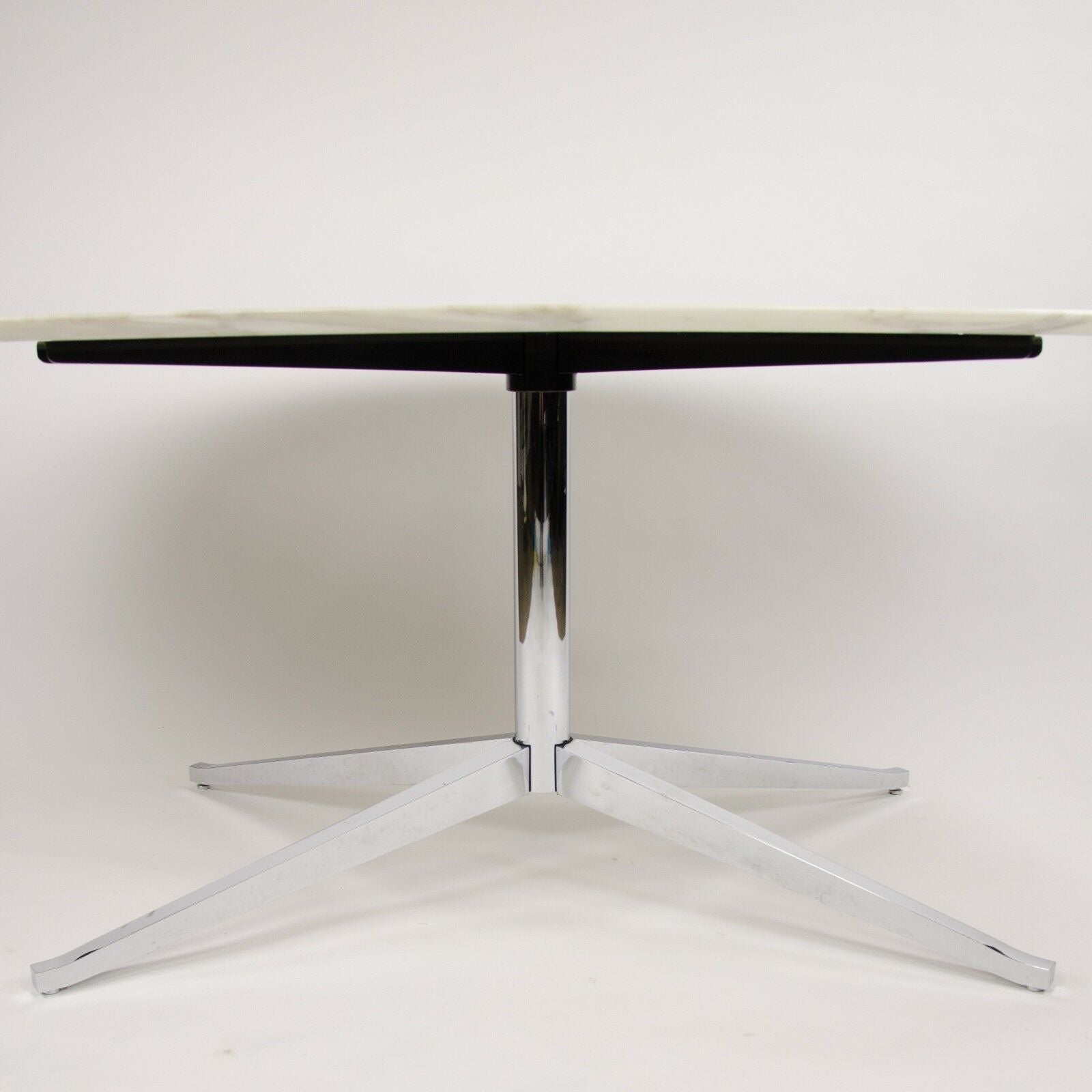 SOLD 2007 Florence Knoll 78in Arabescato Marble Dining Conference Table