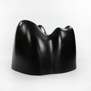 1970s Wendell Castle Molar Chair in Black Fiberglass by Northern Plastics of Syracuse