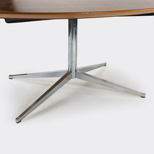 SOLD 1960s Florence Knoll International 78 inch Walnut Dining Table Newly Refinished