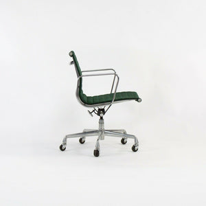 SOLD 1990 Herman Miller Eames Aluminum Group Management Desk Chair in Green Fabric