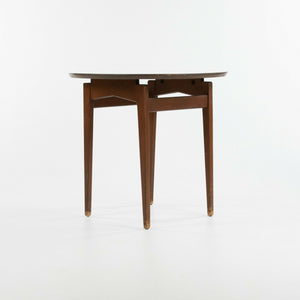1960s Jens Risom Design Inc Walnut & Laminate End / Side Table