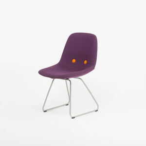 SOLD Set of 6 Erik Jorgensen EJ 2 Eyes Chair by Foersom + Hiort-Lorenzen in Purple