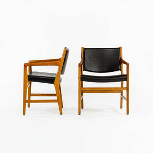 1965 Hans Wegner Johannes Hansen JH 507 Oak Dining Chairs from Harvard 12x Available