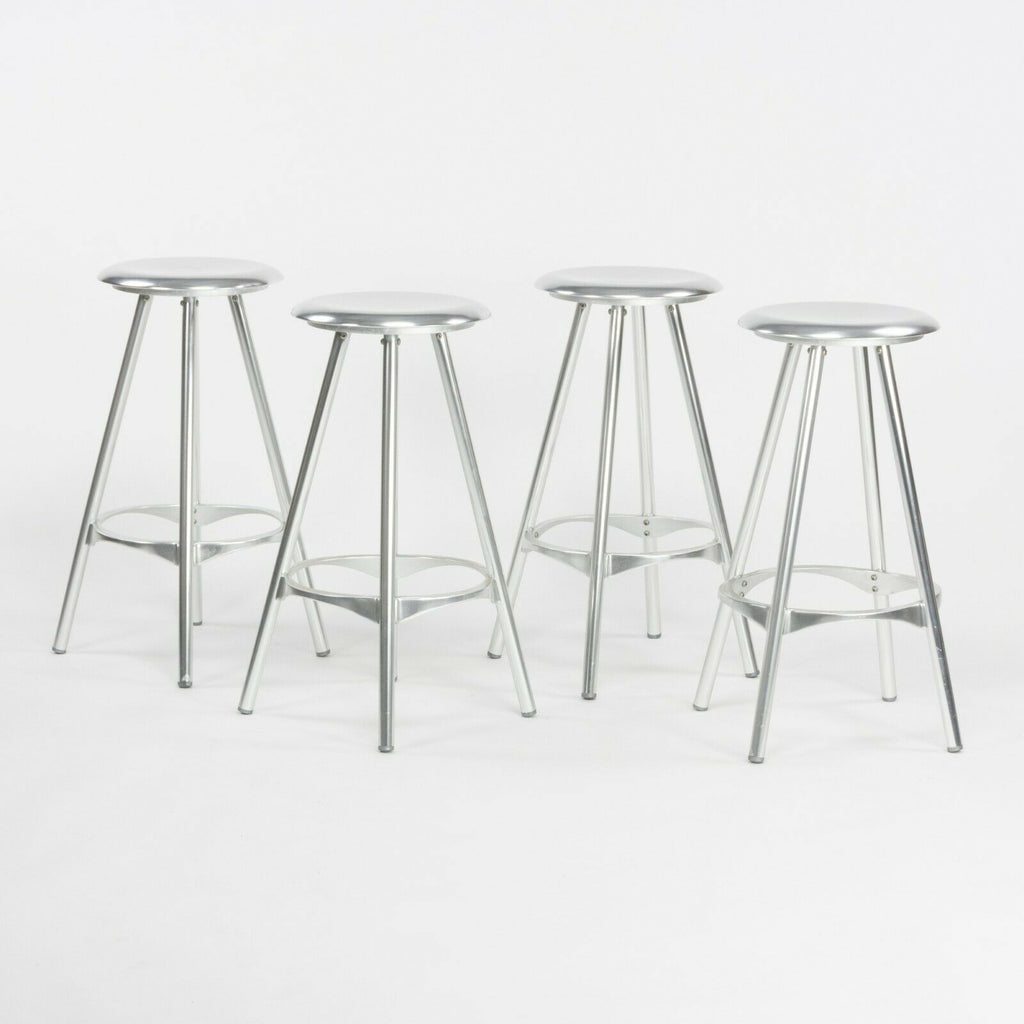 SOLD Set of Four Amat 3 for Knoll Studio Counter Stools Made and Designed in Spain