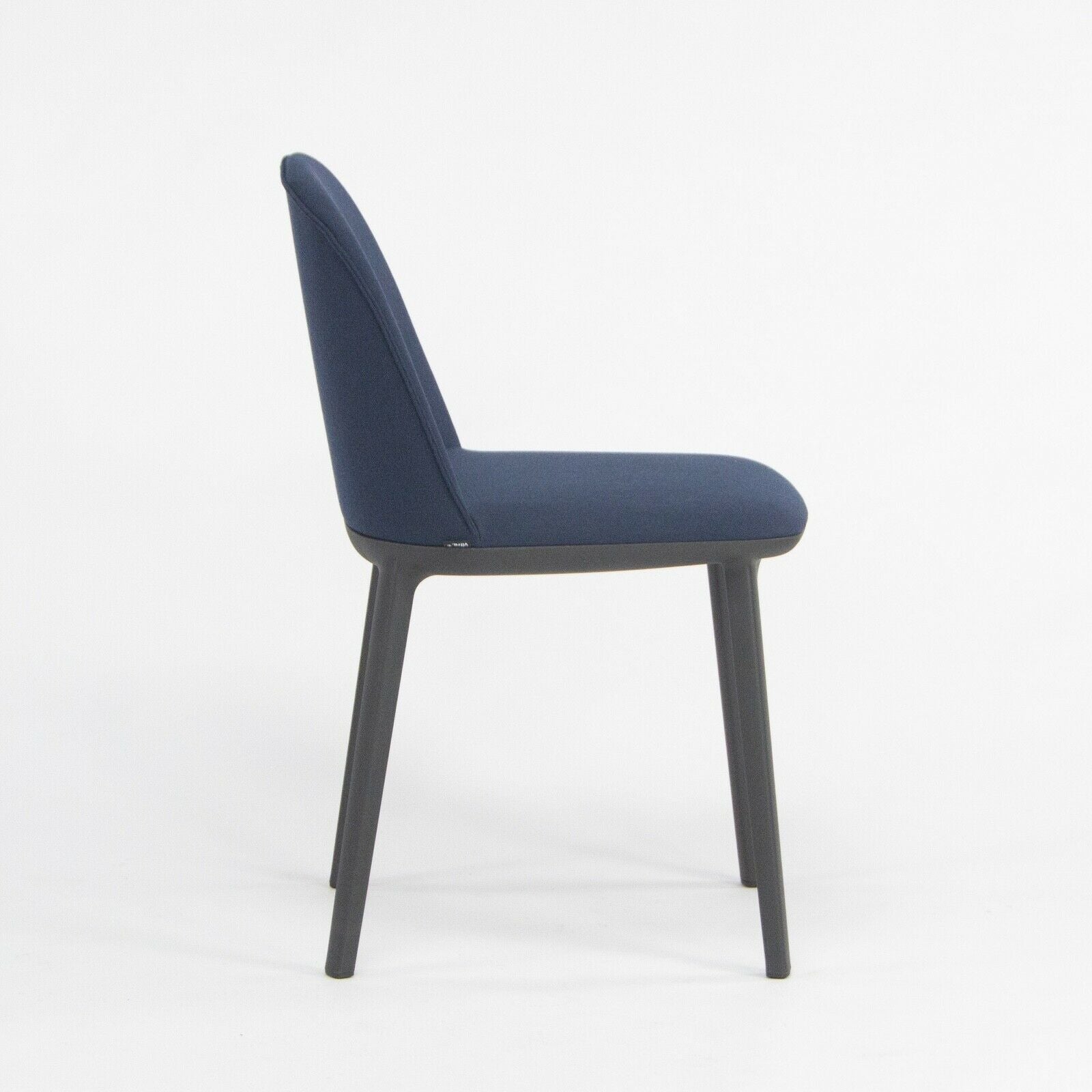 2018 Vitra Softshell Side Chair w/ Dark Blue Fabric by Ronan & Erwan Bouroullec