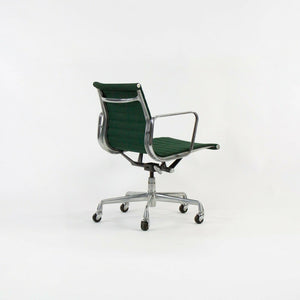 SOLD 1990 Herman Miller Eames Aluminum Group Management Desk Chair in Green Fabric