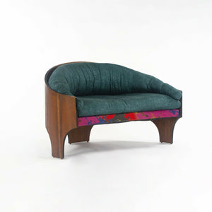 SOLD 1966 Rare Henry P Glass Intimate Settee for Deco House in Mahogany