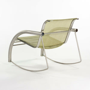 SOLD Prototype Richard Schultz 2002 Collection Stainless Steel & Mesh Rocking Chair