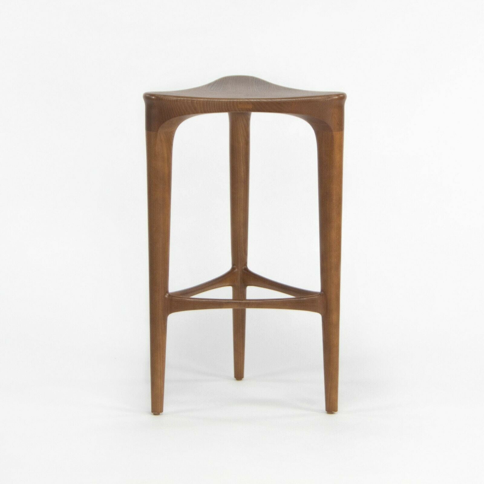 SOLD 2010s Set of 3 Geiger 2 BY 3 Solid Ash Sculptural Counter Stools ...
