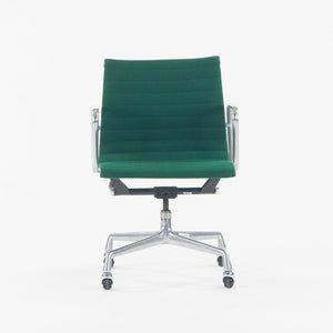 SOLD 1984 Herman Miller Eames Aluminum Group Management Desk Chair with Green Fabric