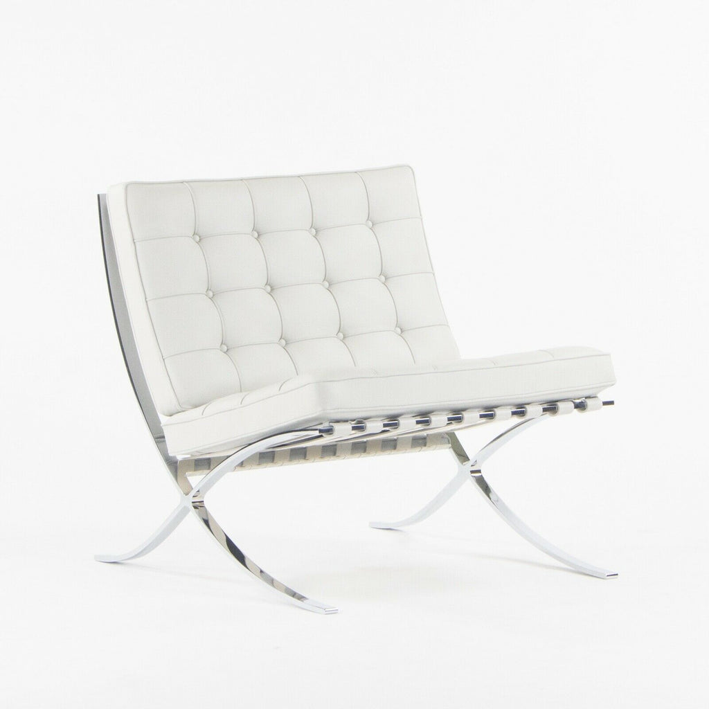 SOLD 2021 Mies van der Rohe Knoll Barcelona Chair in Acqua Puget Sound $8296 MSRP
