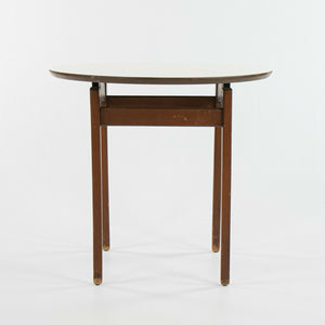 1960s Jens Risom Design Inc Walnut & Laminate End / Side Table